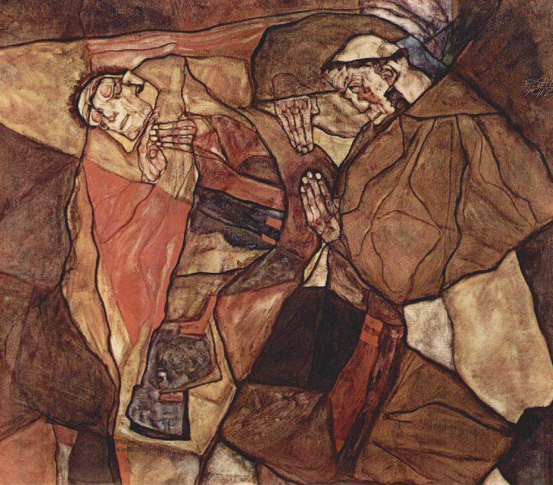 Egon Schiele The Death Struggle